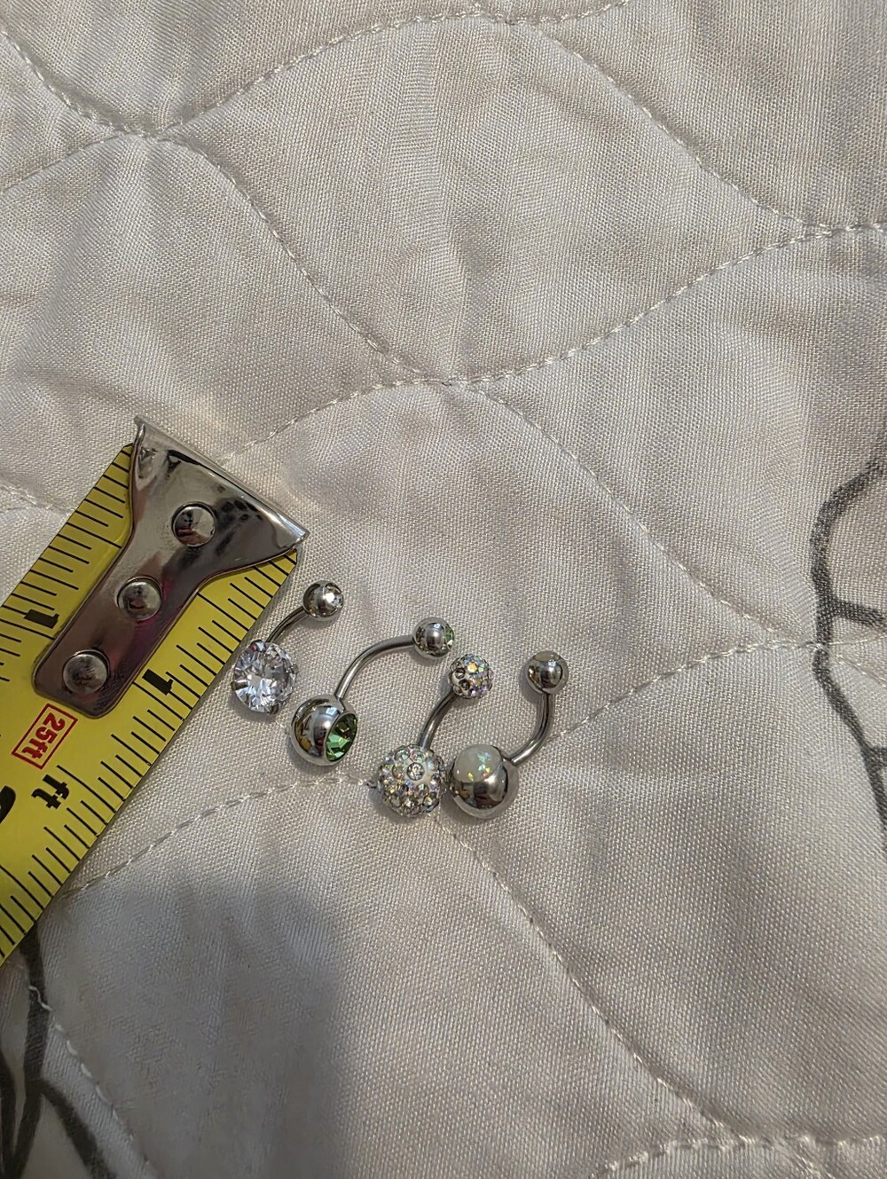 Belly Button Assorted Piercings